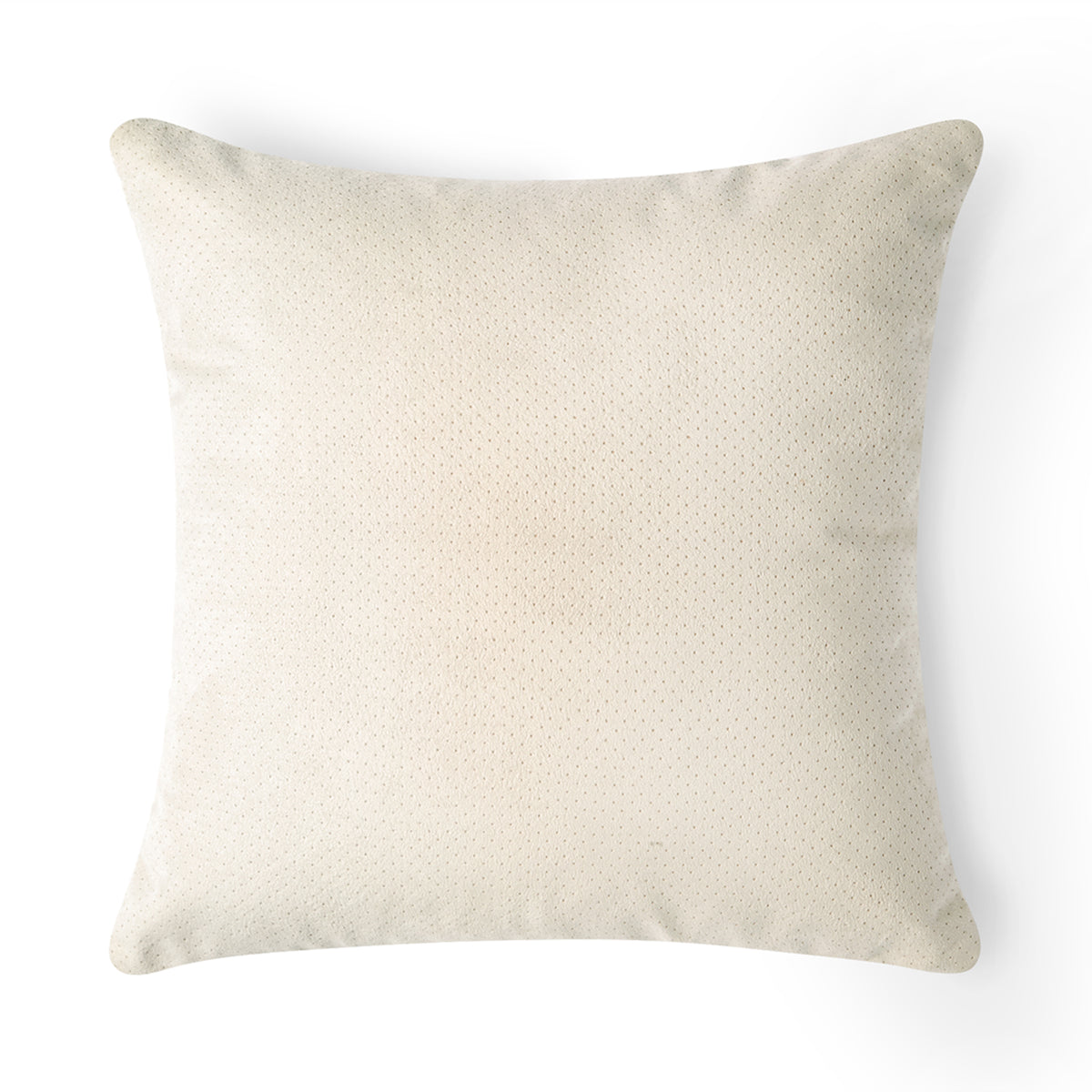 Ivory White Textured throw pillows Pillowpops Pillow Pops